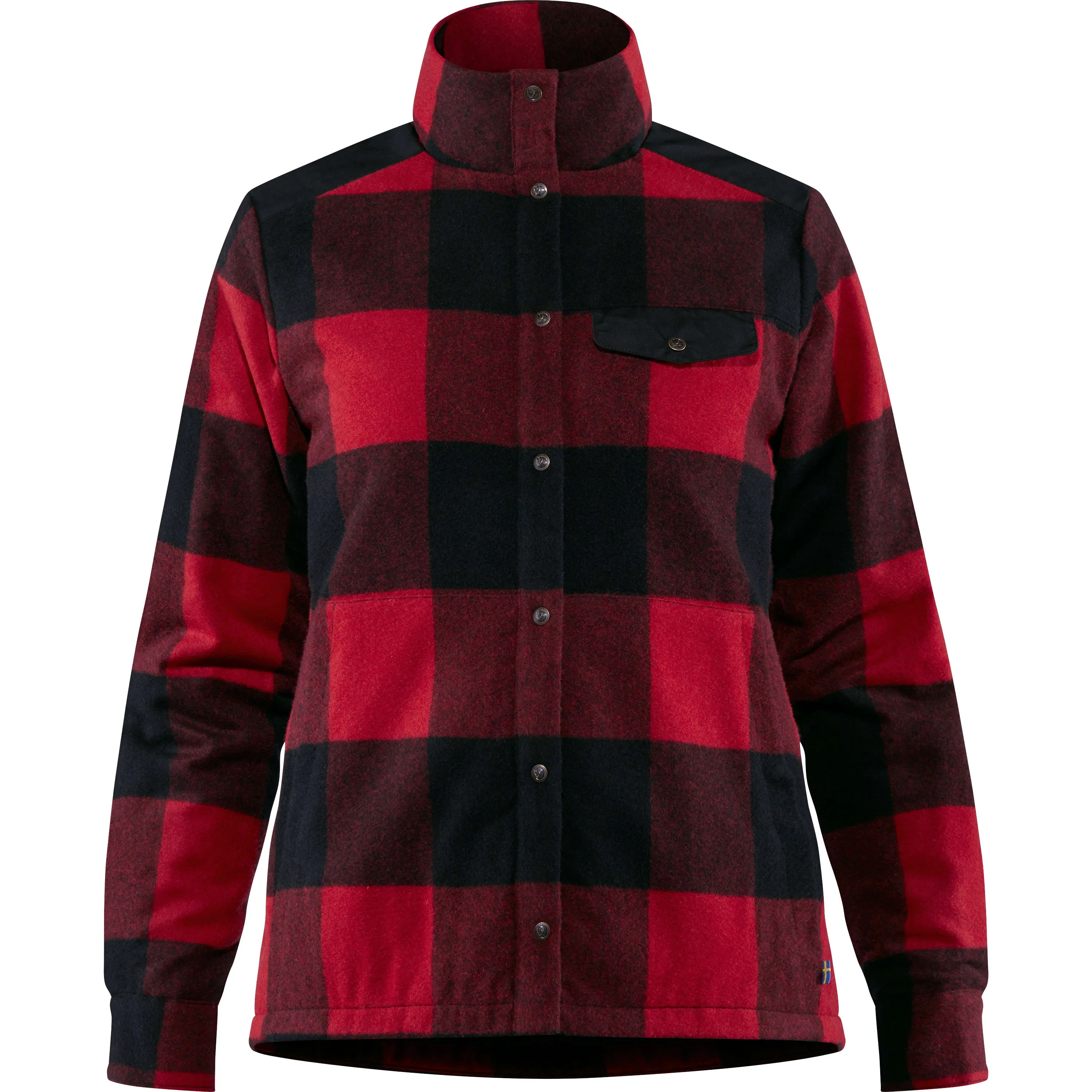 Fjällräven Women's Canada Wool Padded Jacket Red | Buy Fjällräven Women's Canada Wool Padded Jacket Red here | Outnort