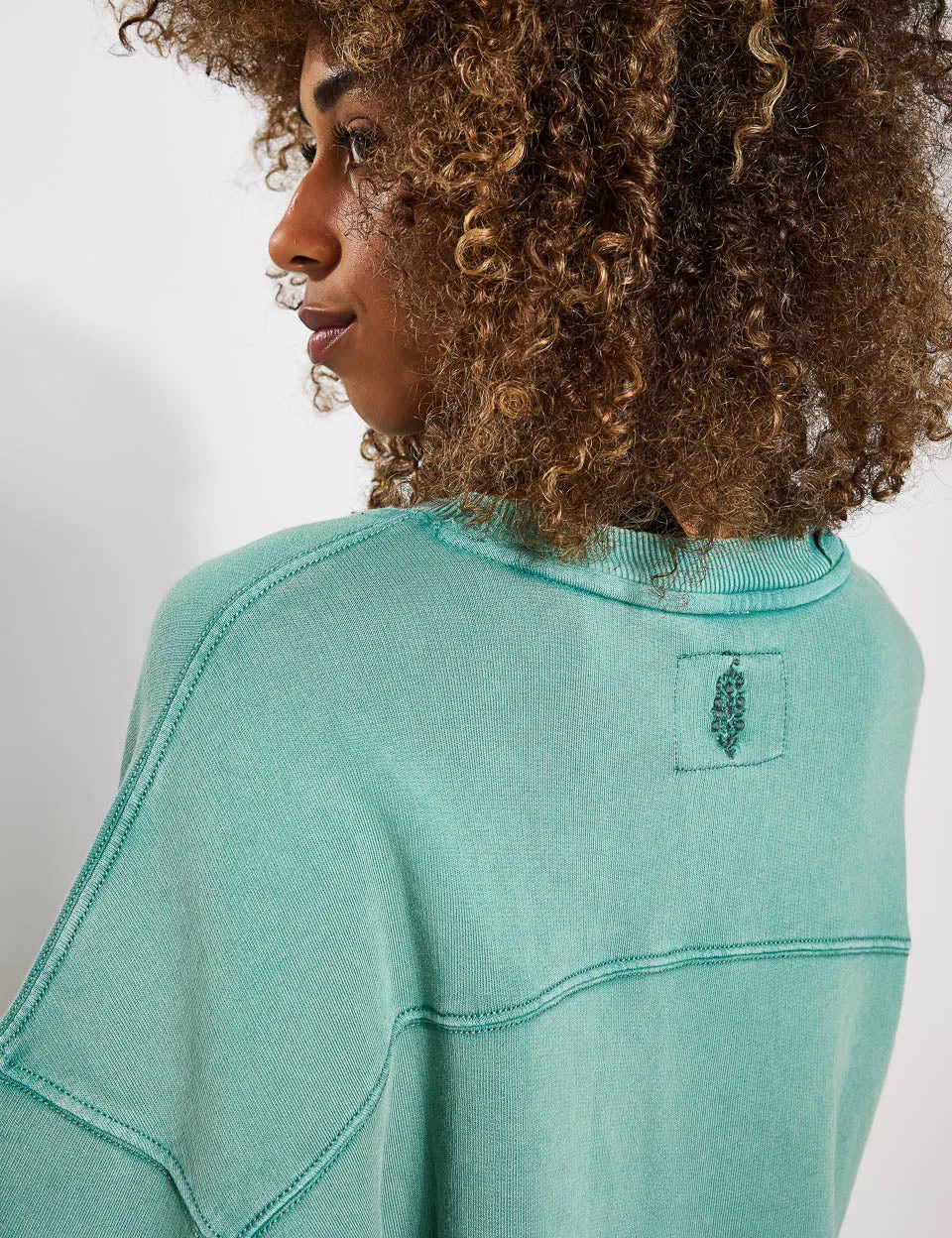 FP Movement All Star Solid Pullover - Emerald Aura