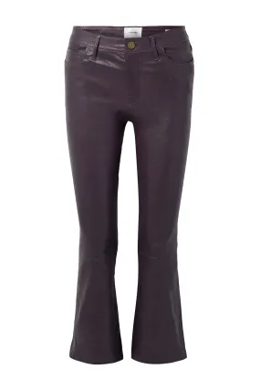 FRAME Le Crop Mini Boot Leather Pant