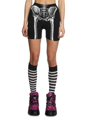 Freaky Frakture Skeleton Shorts-