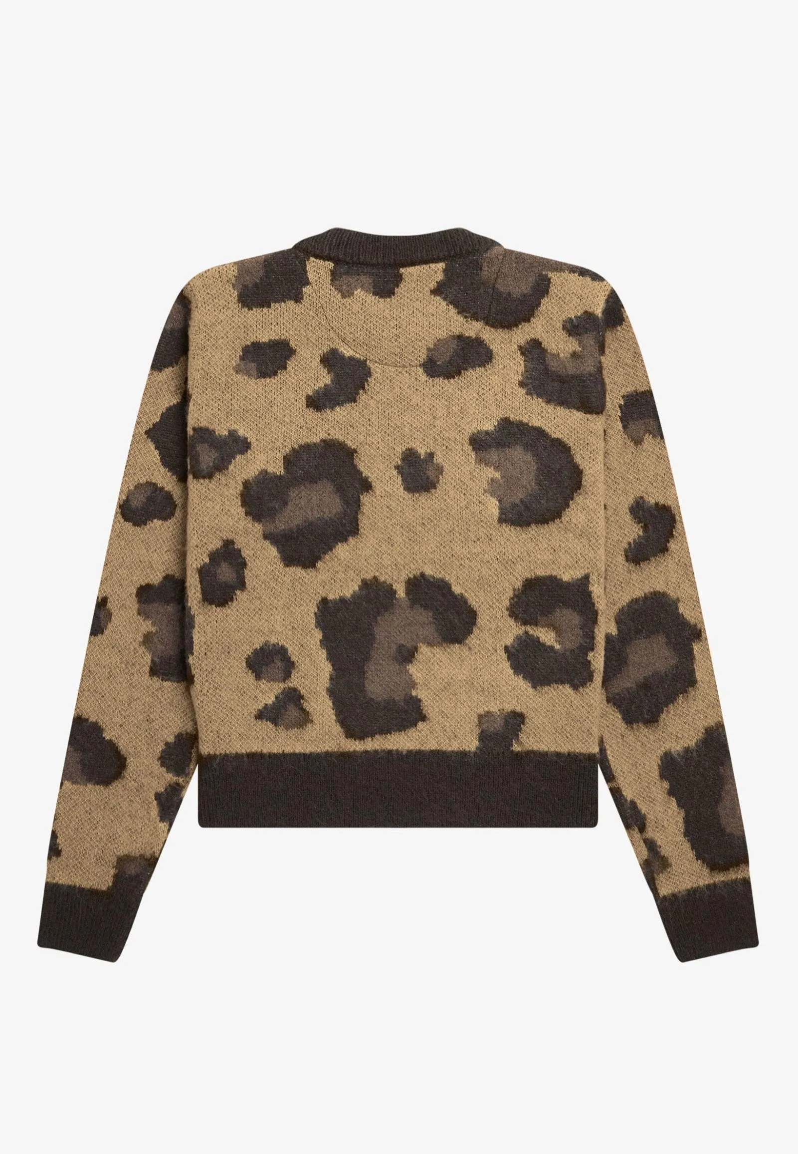 Fred Perry x Amy Winehouse - Leopard Jumper Tonal Leopard - Pullover