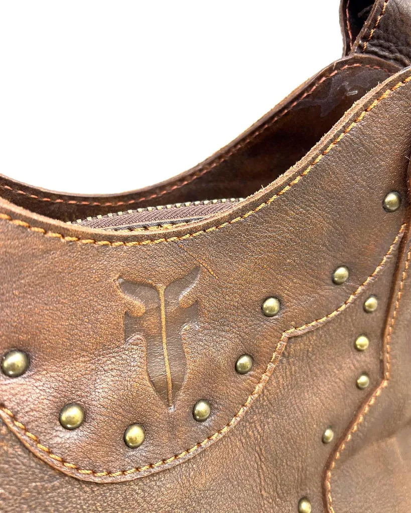 FRYE VINTAGE STUD SHOULDER BAG