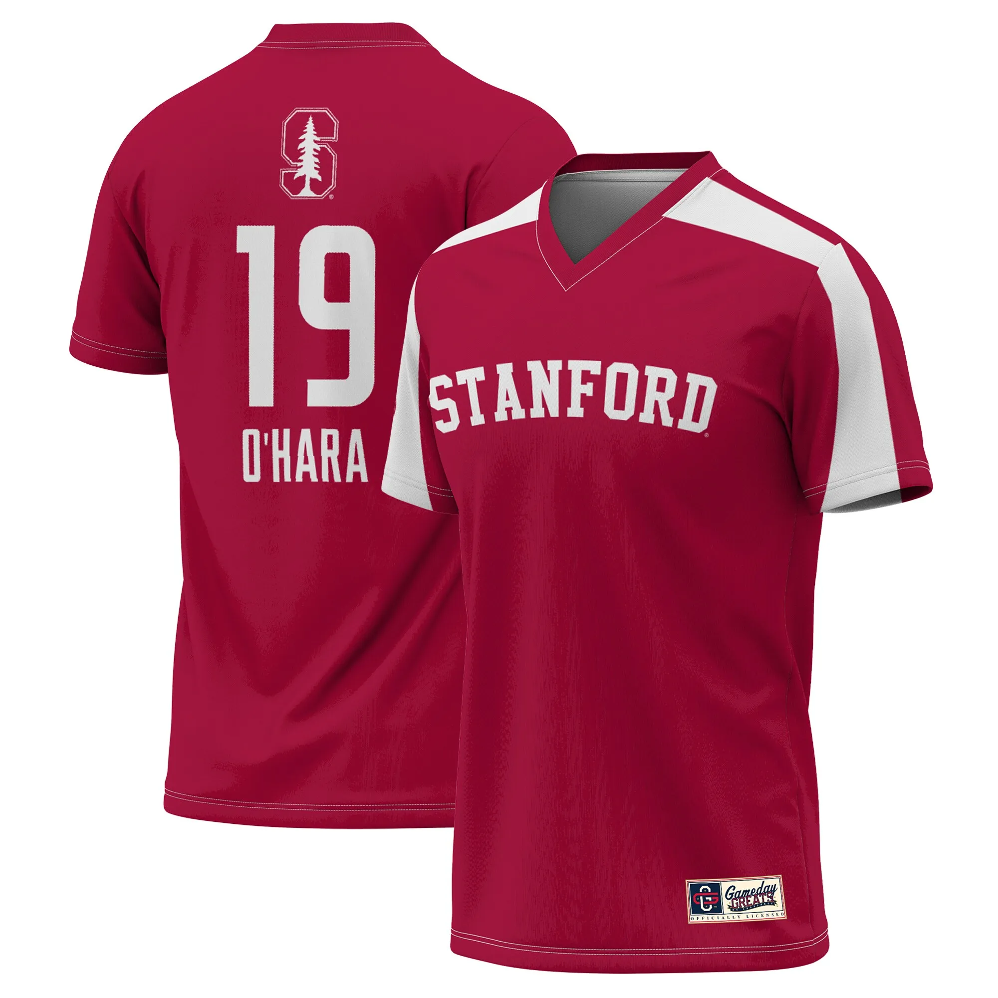 GameDay Greats Kelley O'Hara Stanford Cardinal Unisex Cardinal Lightweight Alumni Soccer Jersey
