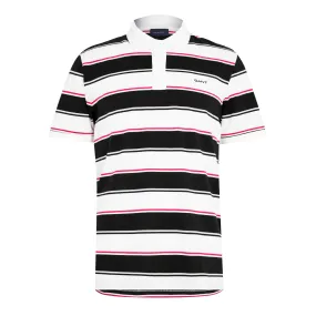 Gant Multi Striped Pique Polo Shirt
