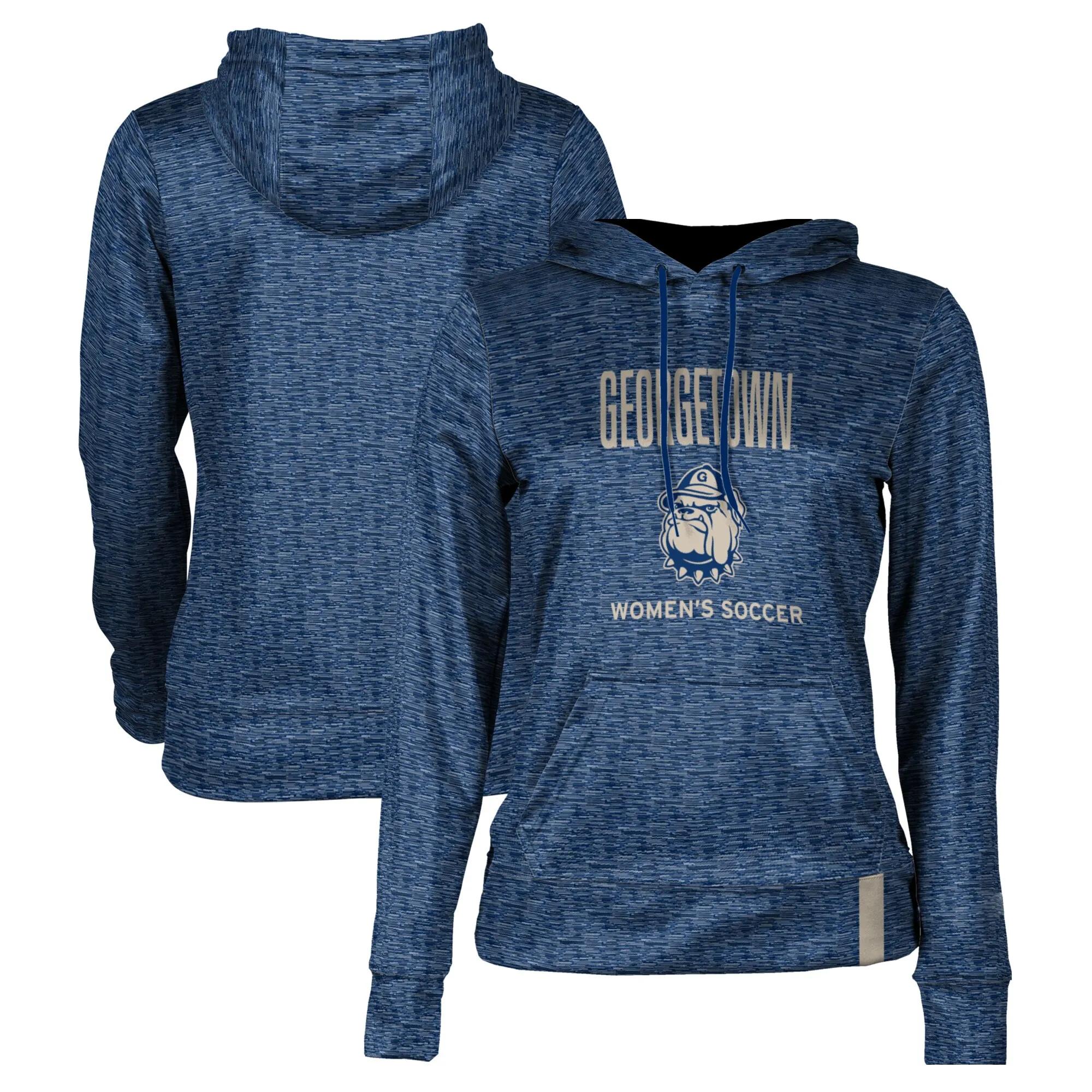 Georgetown Hoyas Navy Women's Soccer Pullover Hoodie