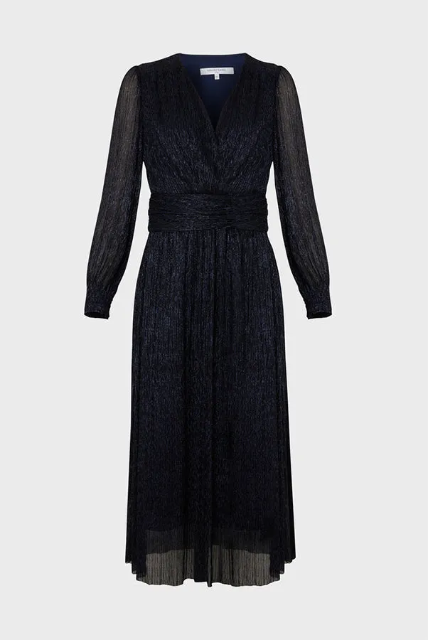 Gerard Darel JOSIAH LAMÃ‰ EVENING WRAP DRESS