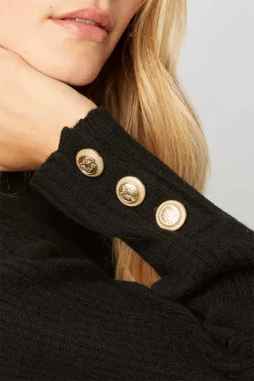 Gerard Darel LEILANIE BUTTONED CUFF WOOL SWEATER