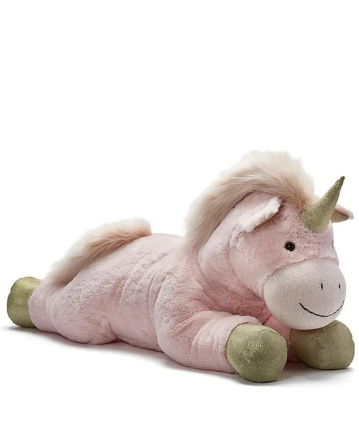 Giant Glimmer Glitter Pink Plush Unicorn Toy