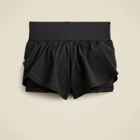 Girls' active flutter short