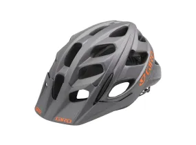 Giro Hex MTB Helmet - Matt Titanium-Orange Flame