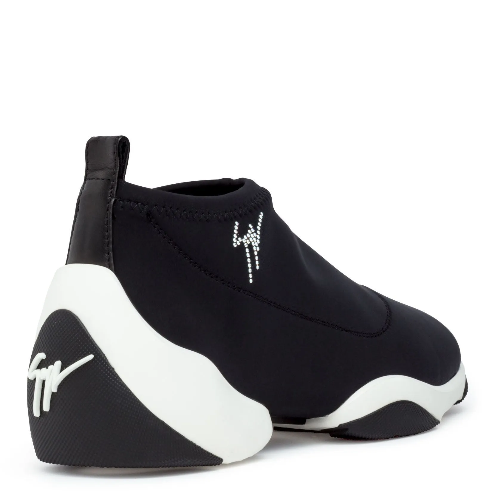 Giuseppe Zanotti Black stretch sneakers
