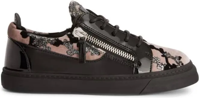 Giuseppe Zanotti Gail low-top panelled sneakers Black