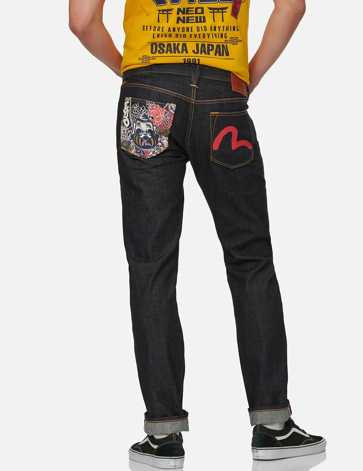 Godhead Lucky Charms and Seagull Slim Straight fit Jeans #2010