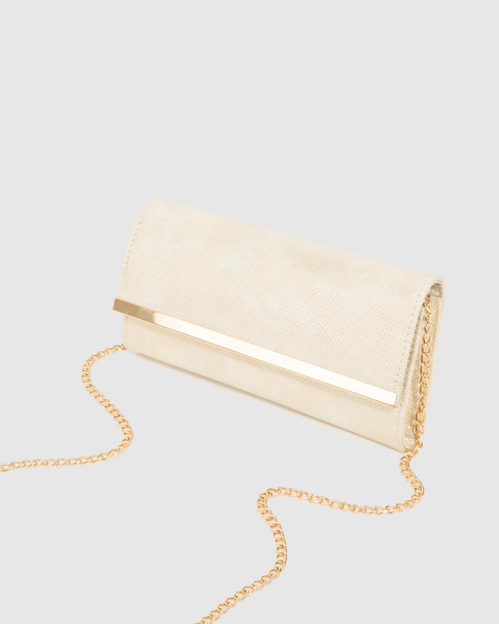 Gold Gigi Clutch Bag