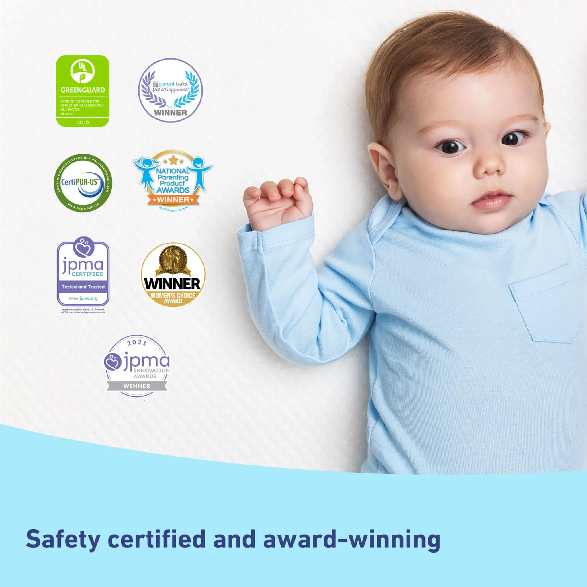 Graco Premium Foam Crib and Toddler Mattress  - Clement
