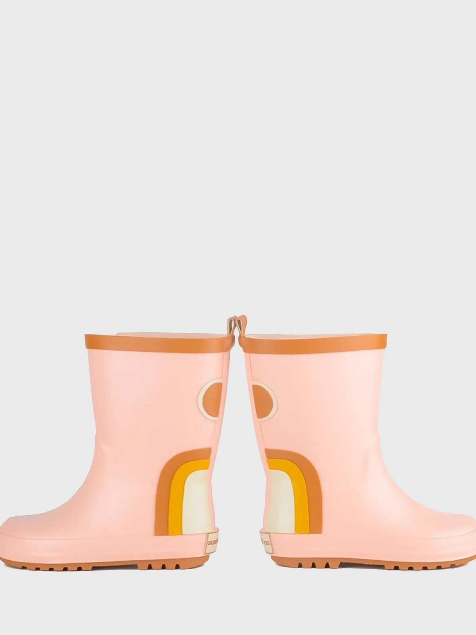     GRECH  & Co. Girls' Rainbow Rubber Boot    