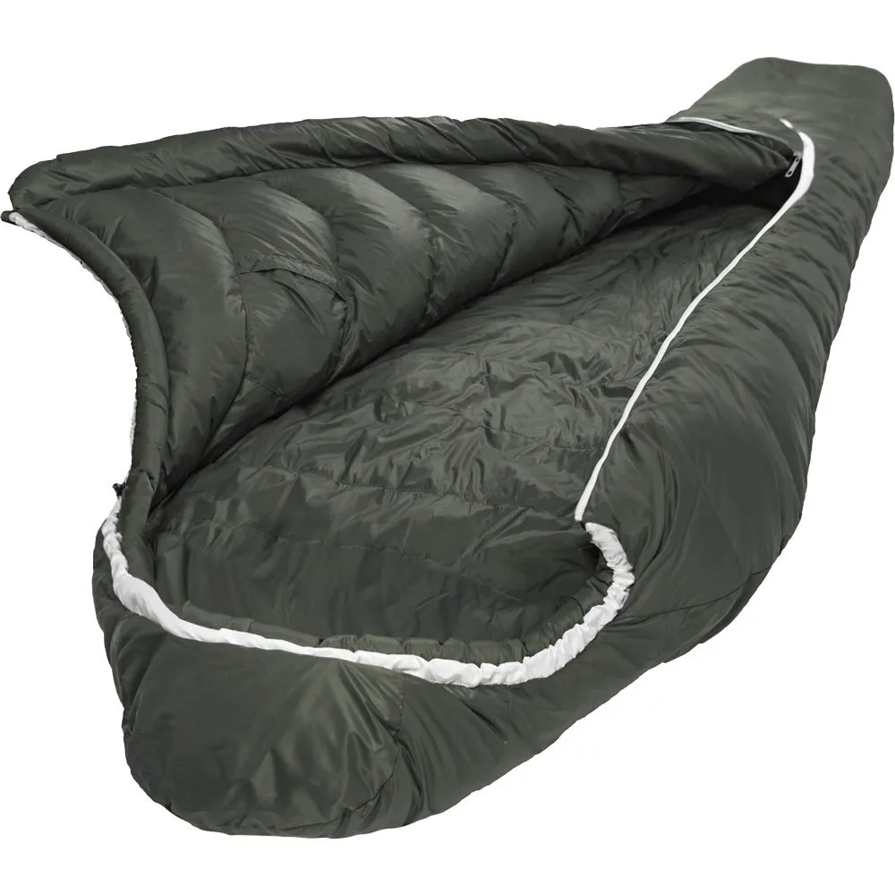 Gr\u00fcezi Bag - Biopod DownWool Summer 200 Sleeping Bag deep forest