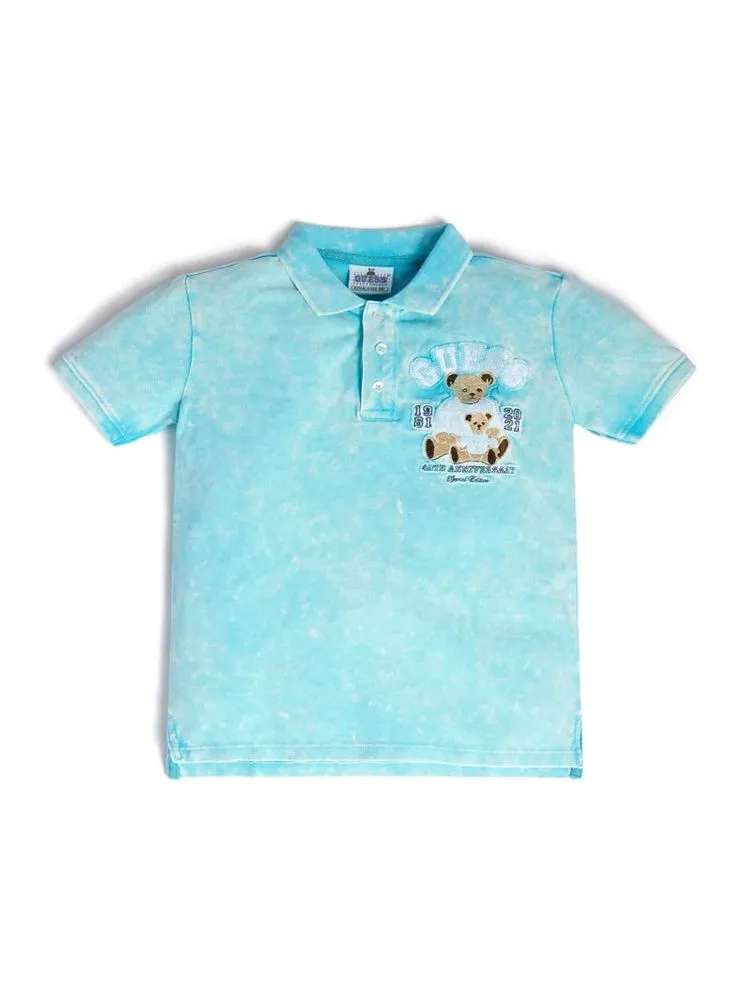 Guess Bear Polo Tee (2-14)