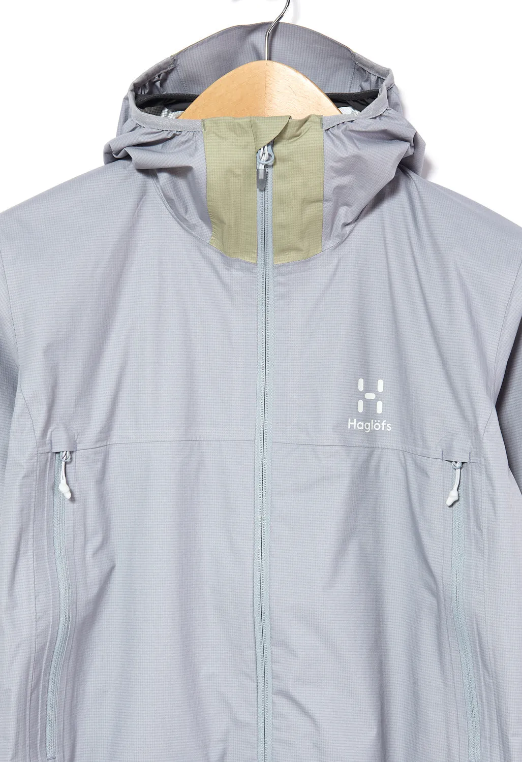 Haglofs Haglöfs Women's L.I.M PROOF Jacket - Concrete/Thyme Green