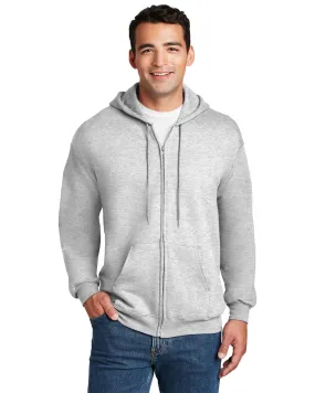 Hanes® F283 Ultimate Cotton Full-Zip Hooded Sweatshirt