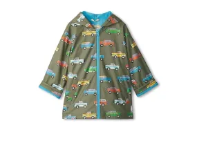 Hatley Kids Off Roading Zip Up Rain Jacket (Toddler/Little Kid/Big Kid)