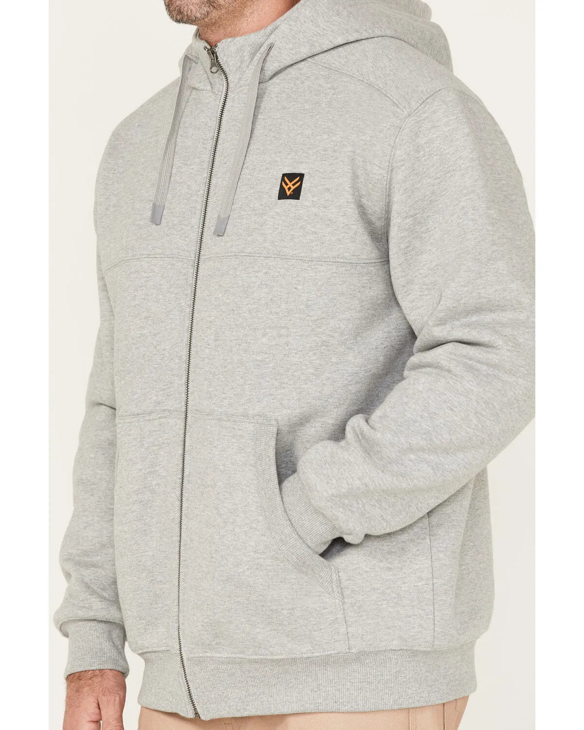 Hawx Men's Full Zip Quilted Water Repellent Hooded Jacket