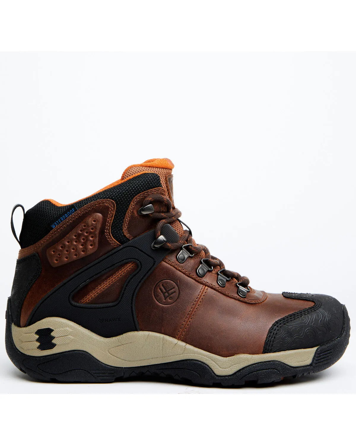 Hawx Men's Talon Umber Waterproof Lace-Up Work Boot - Soft Toe