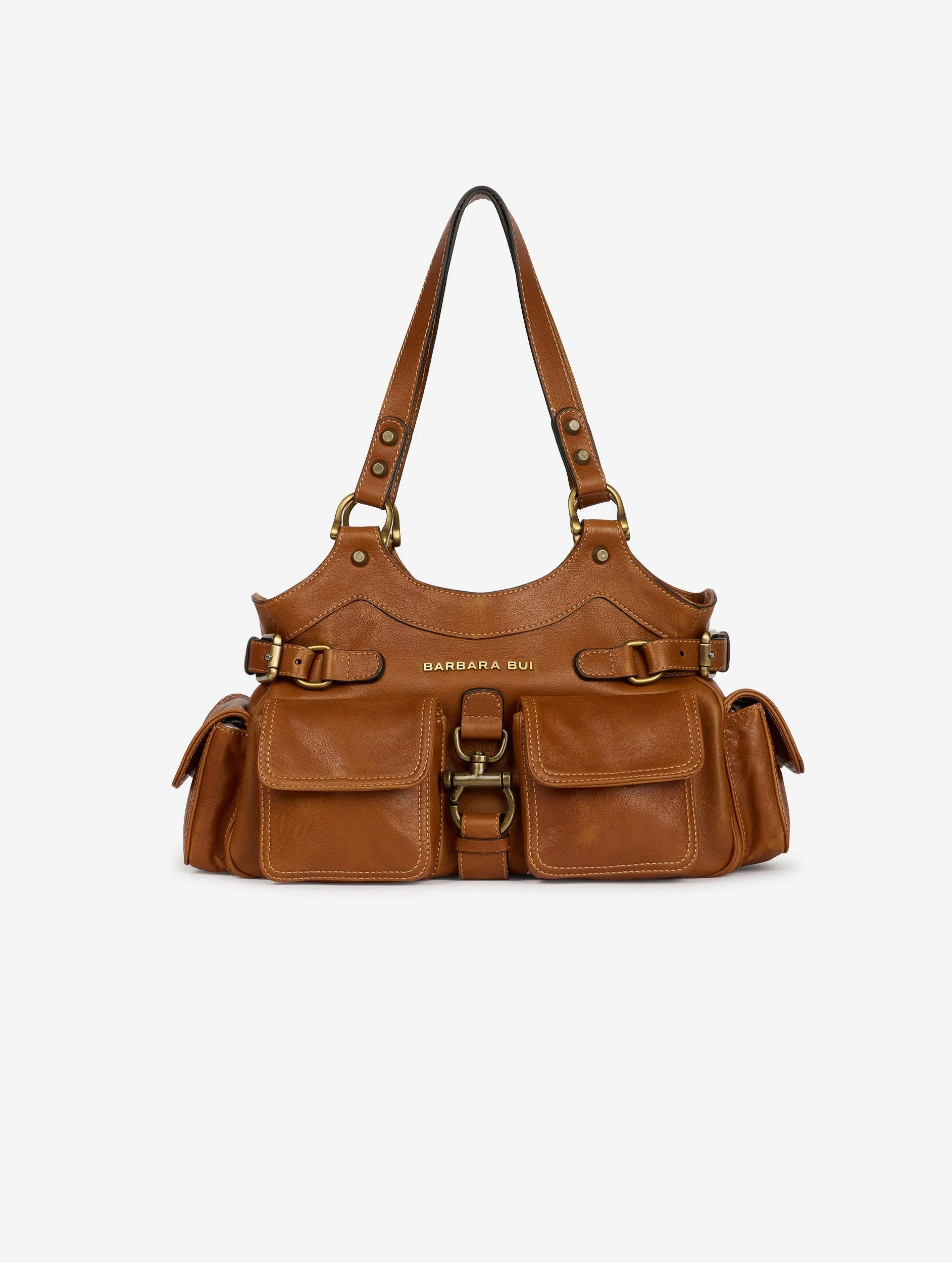 Hazel leather BB RE-EDITION bag