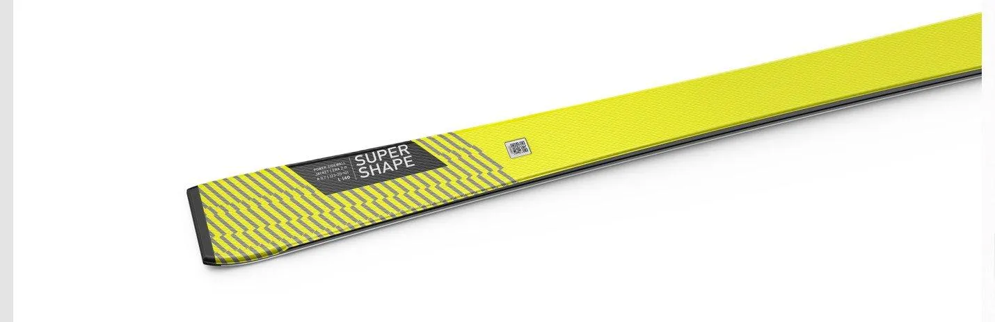 Head - Supershape SLR Pro Ski + SLR 4.5 GW Binding - White / Yellow