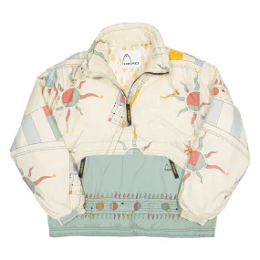 HEAD Womens Pullover Jacket Cream Crazy Pattern XL