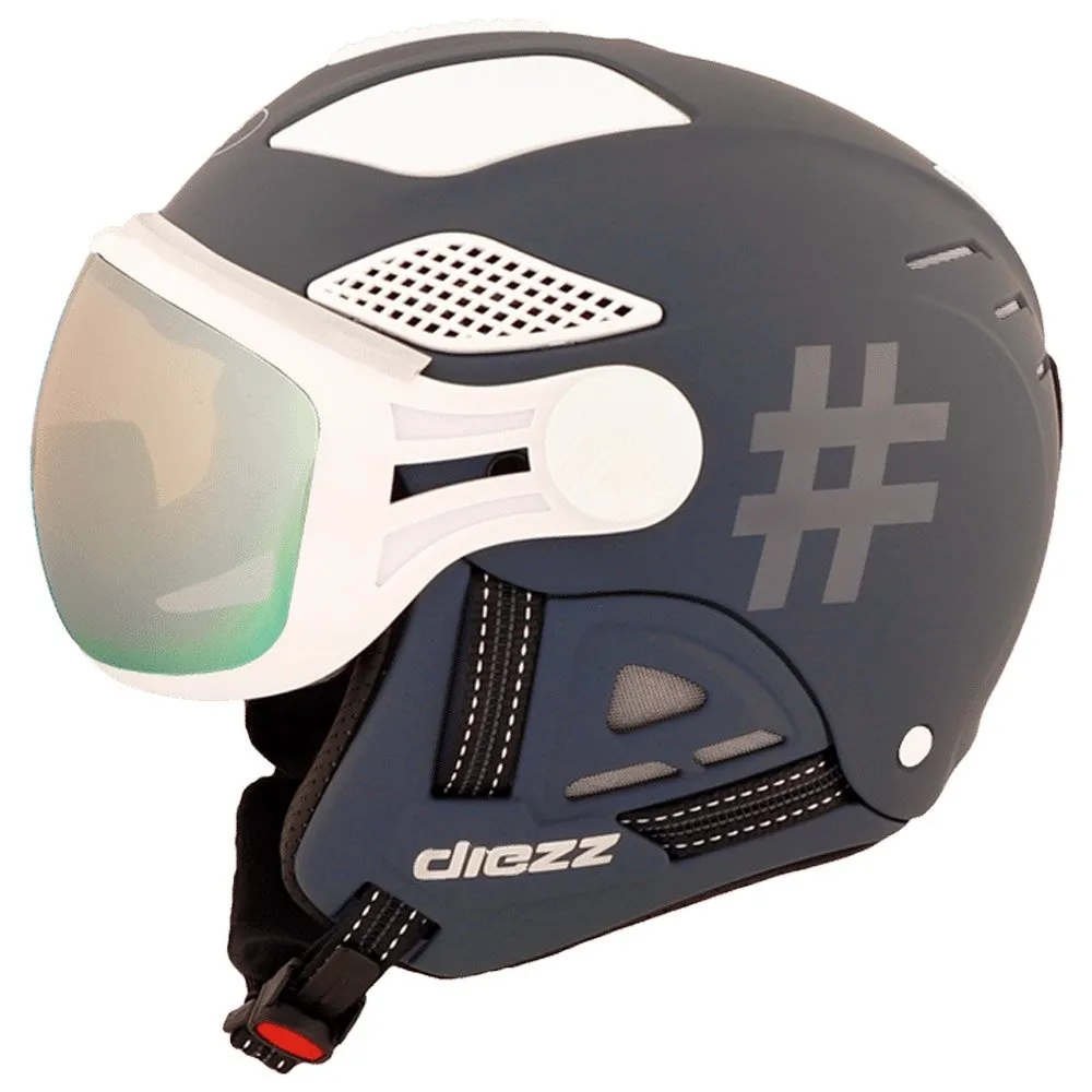 Helmet w/ visor Diezz ---Louna II Tempo Marine White