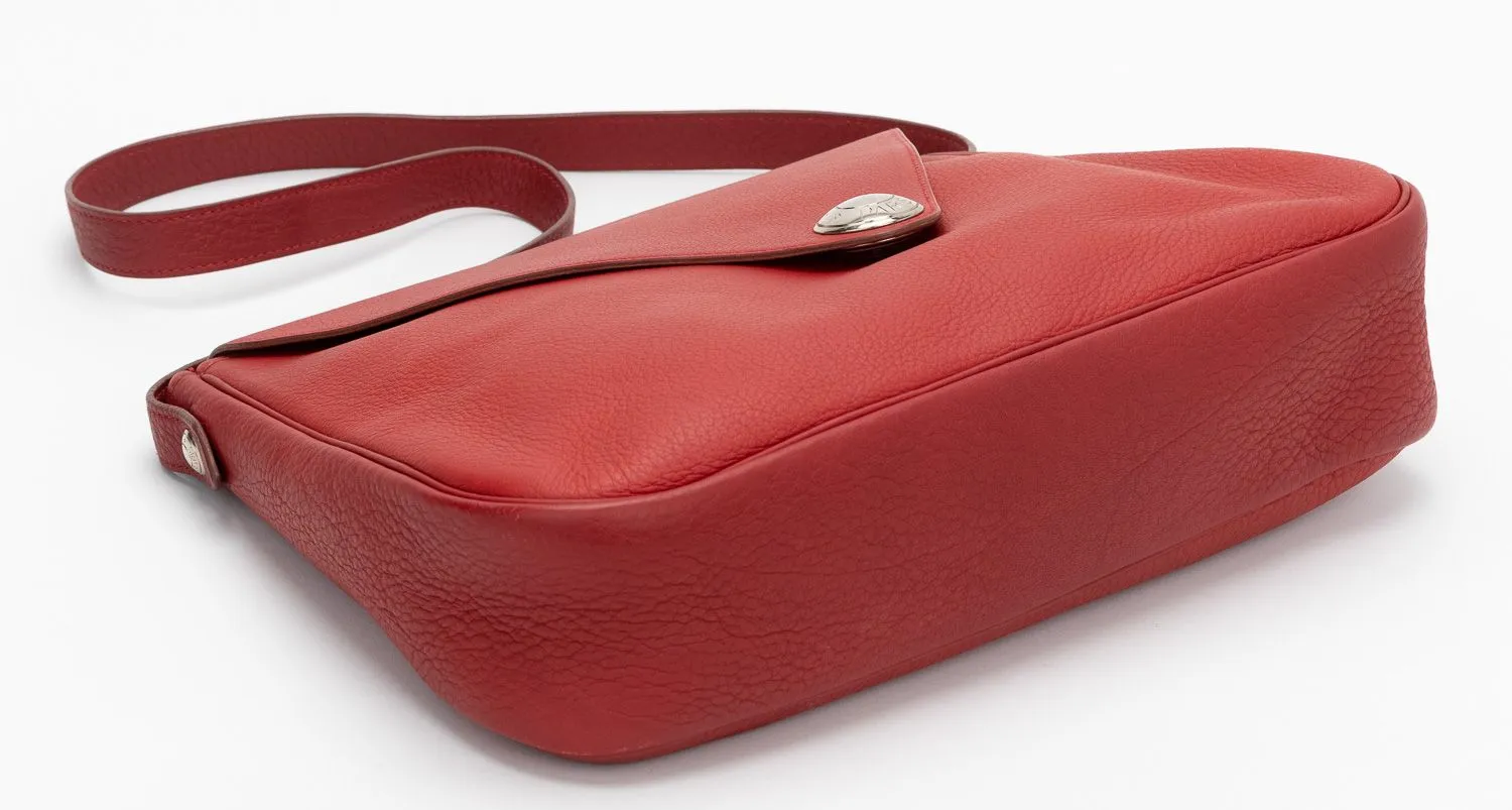 Hermès Red Leather Christine Bag