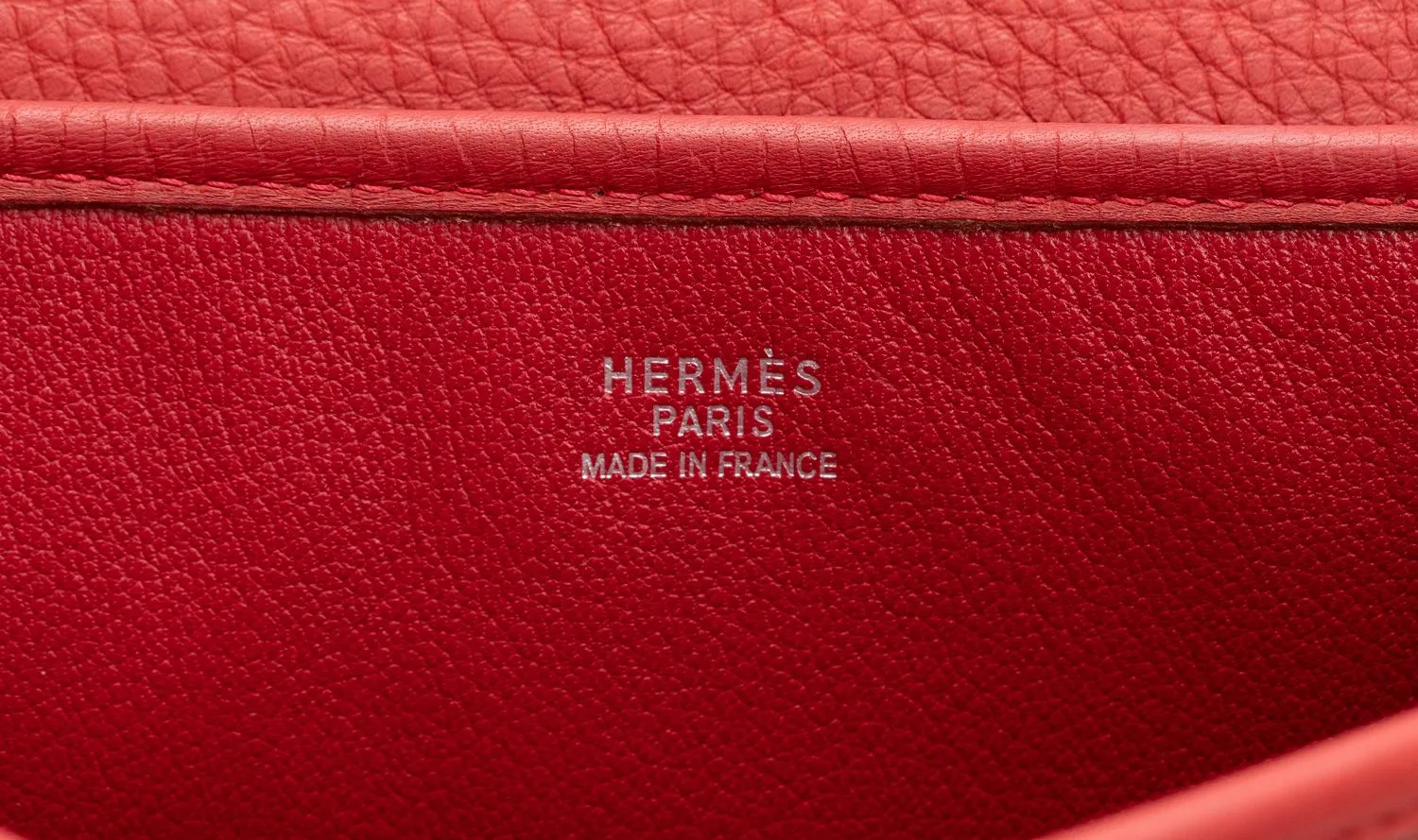 Hermès Red Leather Christine Bag