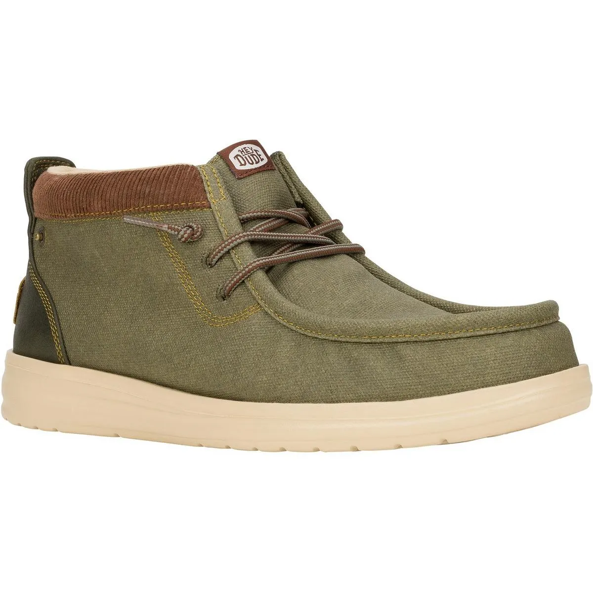 HEYDUDE Wally Mid GripR Boots Dusty Olive