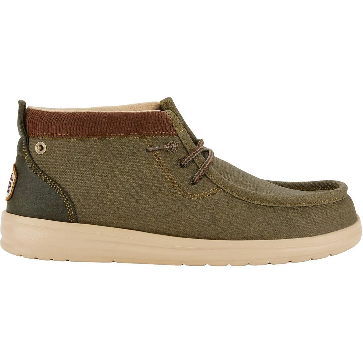 HEYDUDE Wally Mid GripR Boots Dusty Olive