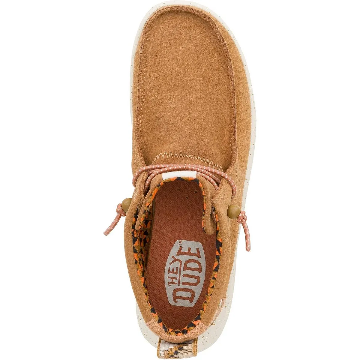 HEYDUDE Wendy Peak Hi Suede Ankle Boots Chestnut