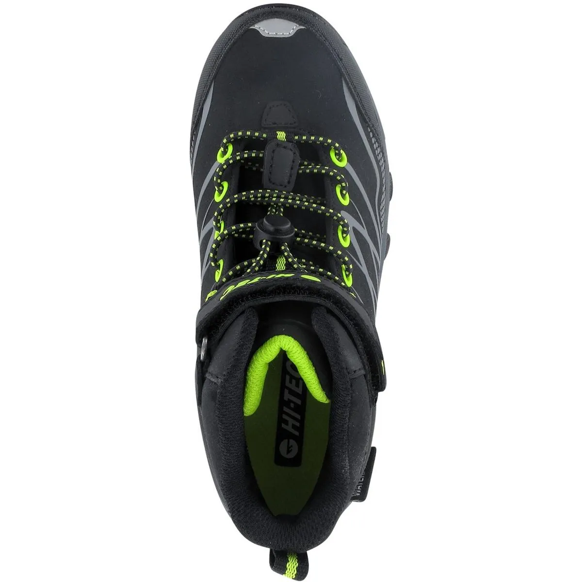 Hi-Tec Blackout Mid Boots Black/Lime