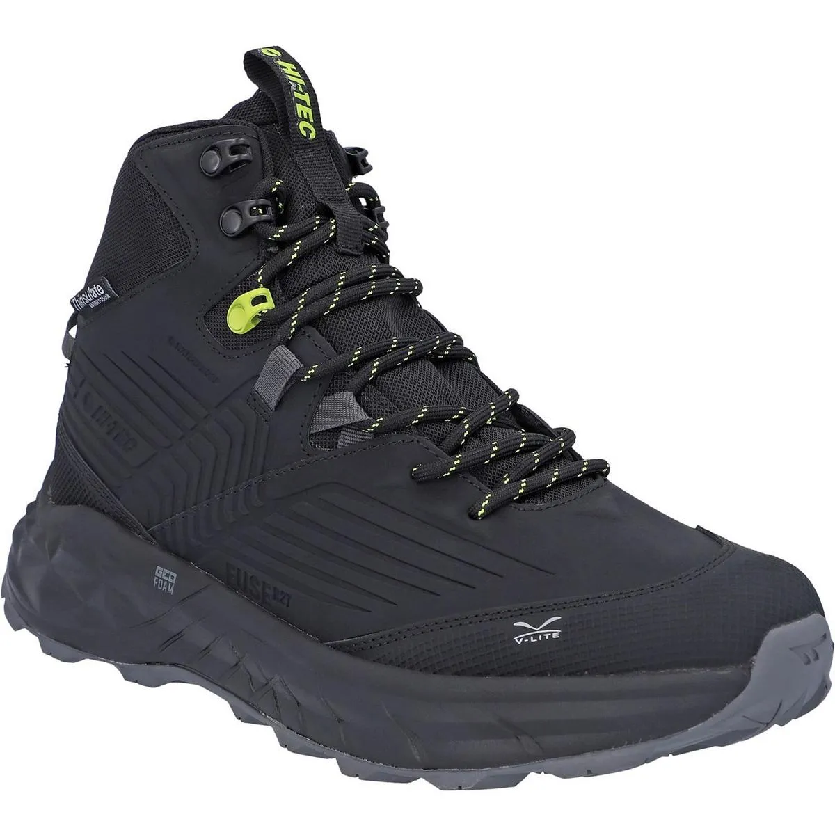 Hi-Tec Fuse Trek Mid Hiking Boots Black