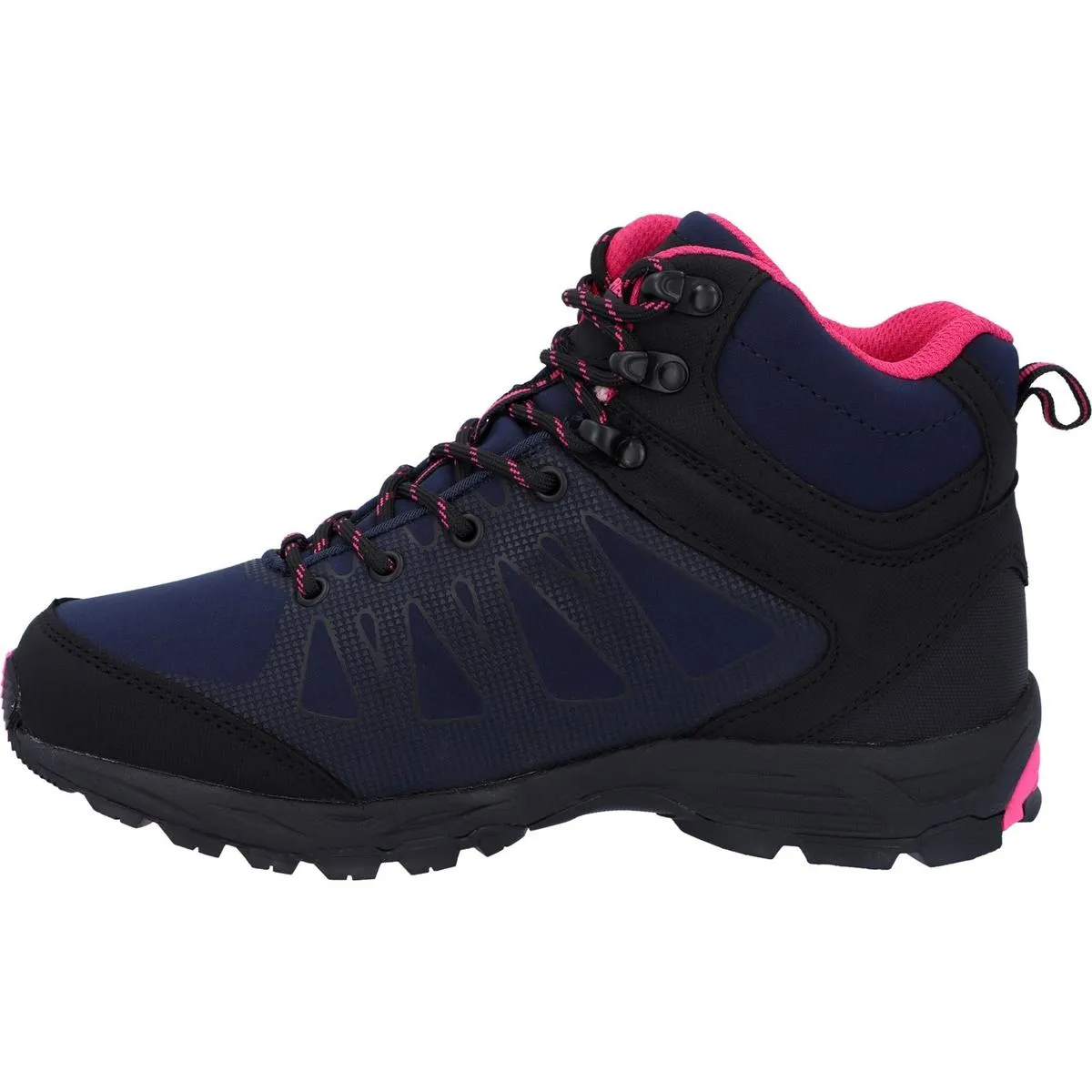 Hi-Tec Raven Mid Boots Navy/Magenta