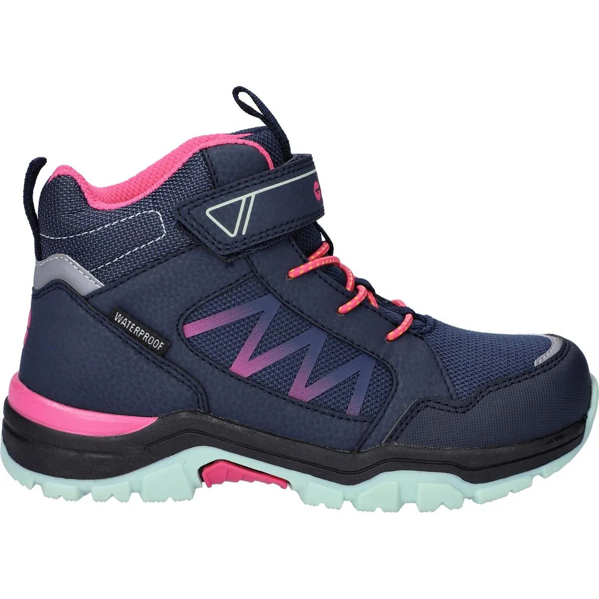 Hi-Tec Rush Boots Navy/Fuschia/Mint