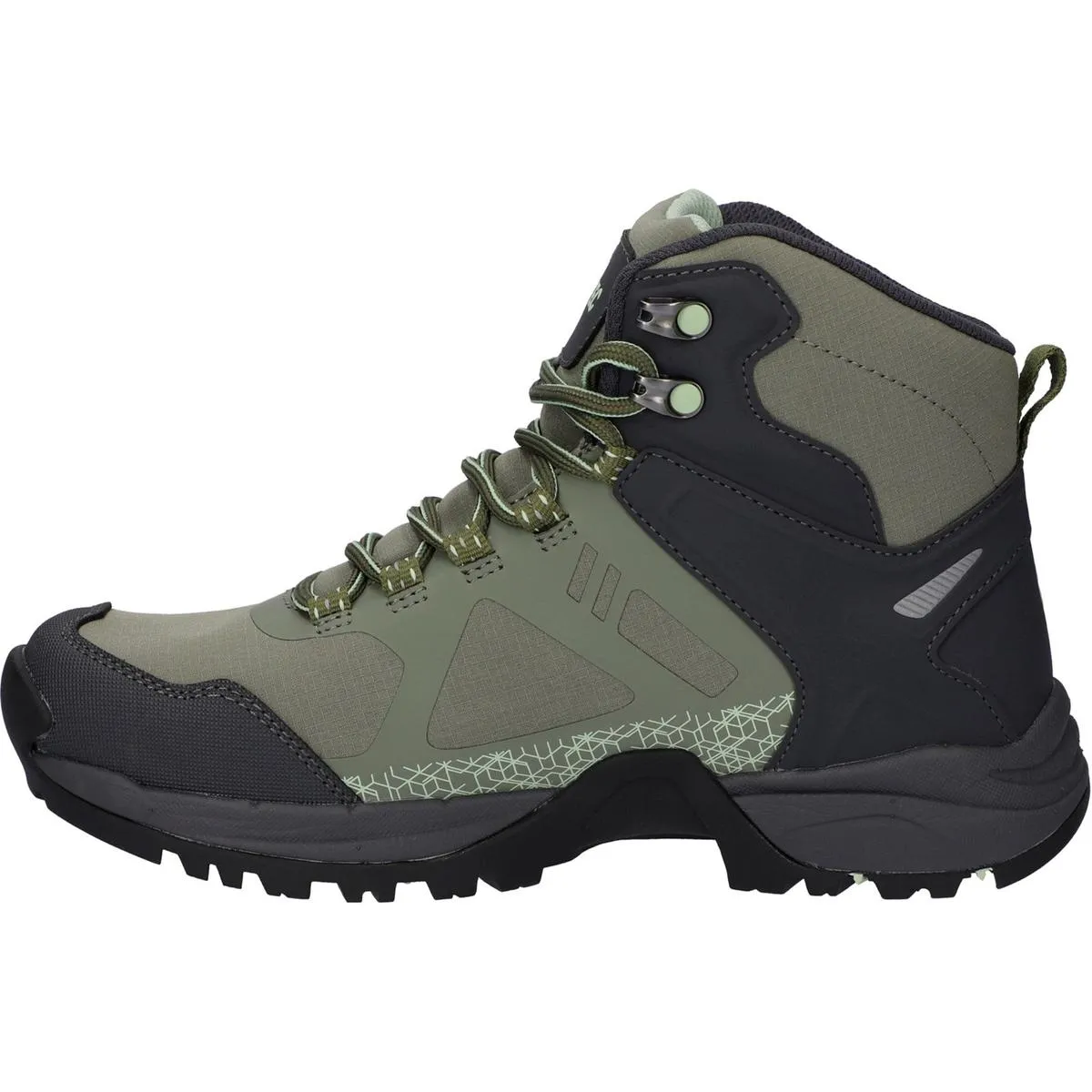 Hi-Tec V-Lite Psych Boots Carbon/Olive/Green