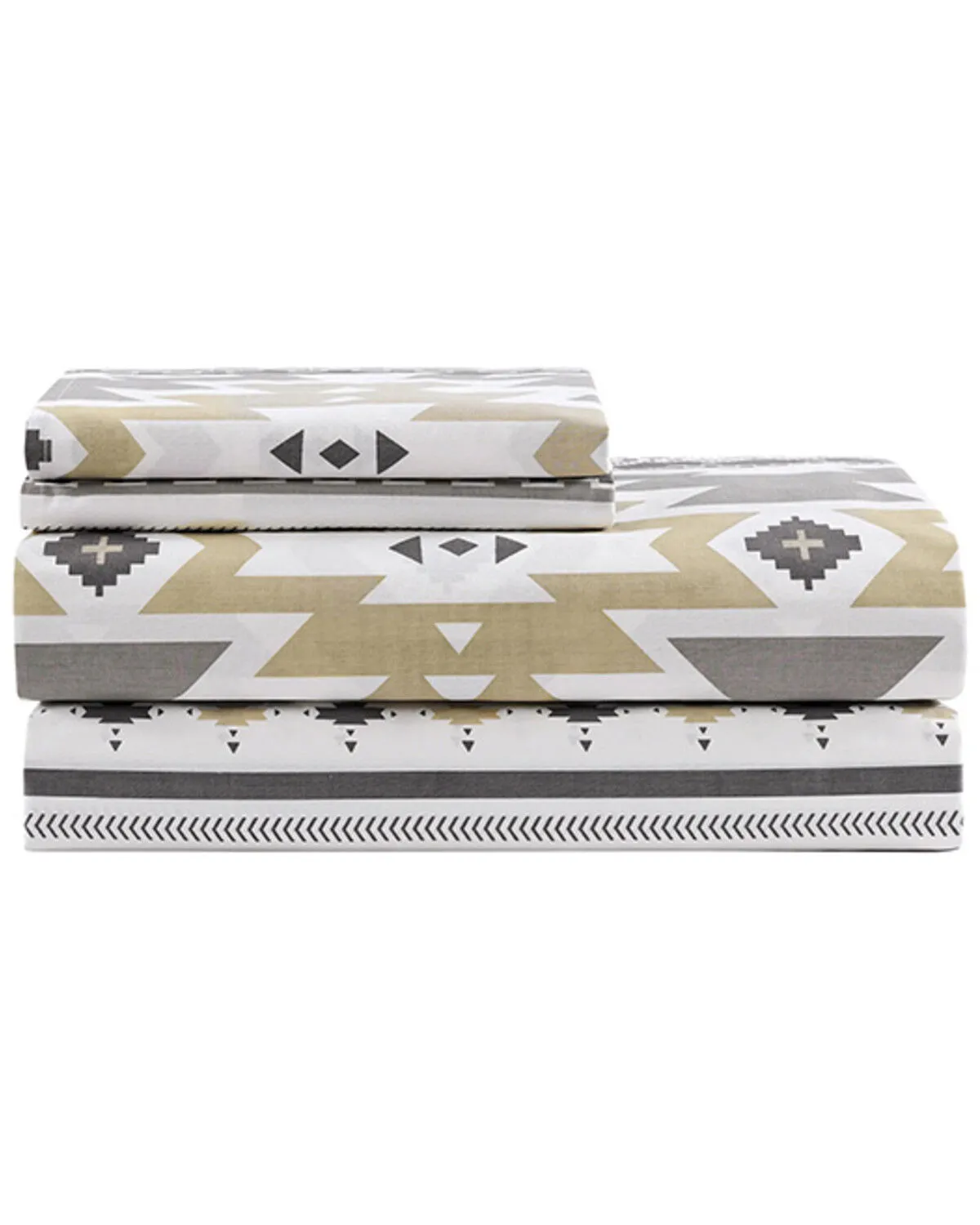 HiEnd Accents 200TC Cotton Desert Sage 4 Piece Sheet Set - King Size