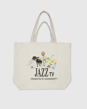 Highsnobiety – Newport Jazz Logo Tote Beige | Highsnobiety Shop