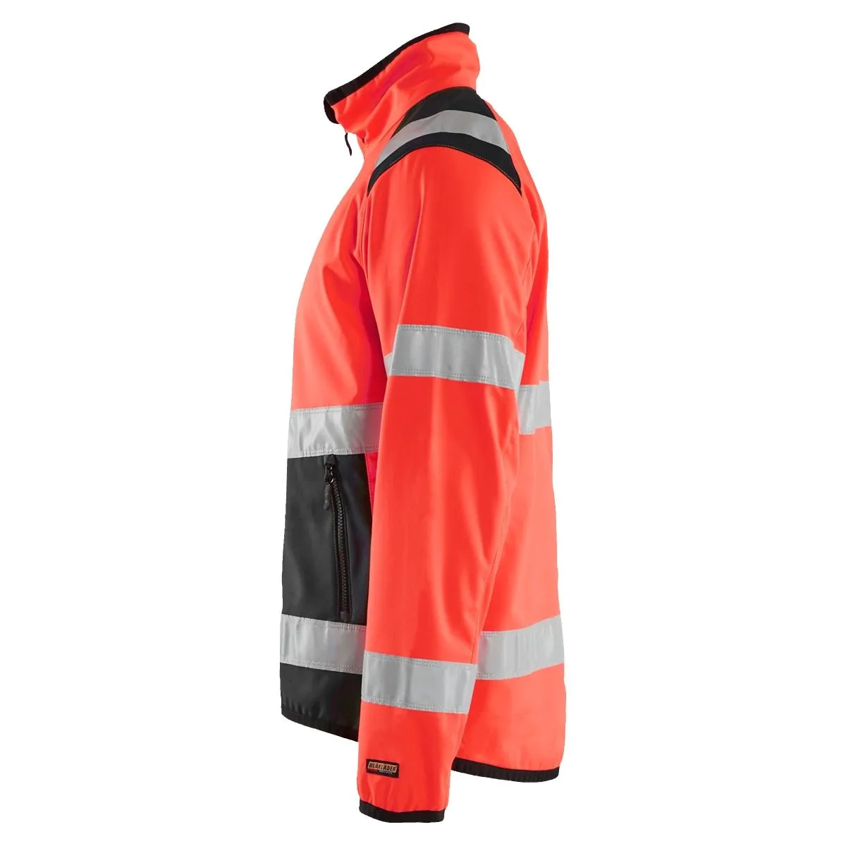 High Vis Softshell Jacket 4877 High Vis Rood/Zwart - Blåkläder