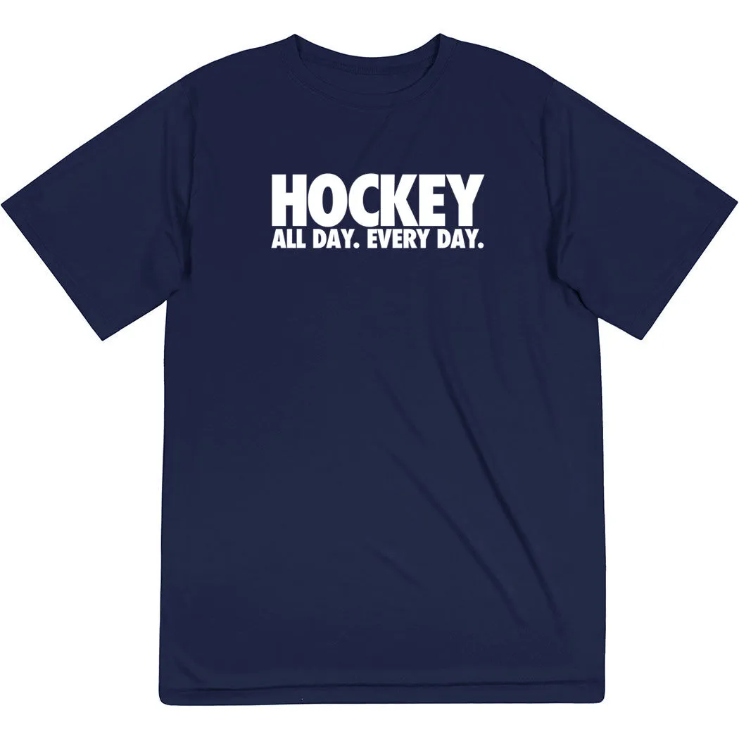 Hockey Short Sleeve Performance Tee - All Day Every Day 