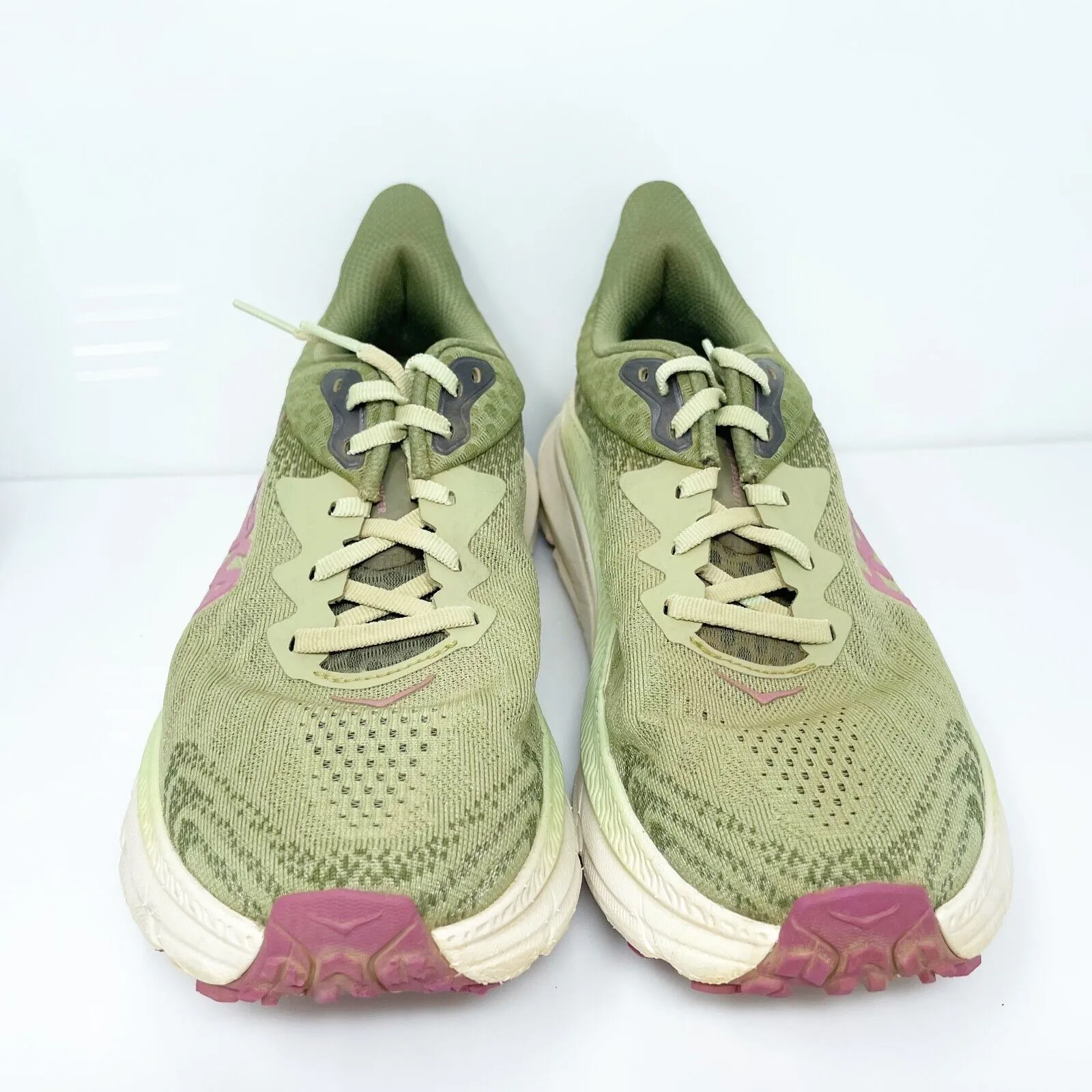 Hoka One One Womens Challenger ATR 7 1134498 Green Running Shoes Sneakers 8.5 B