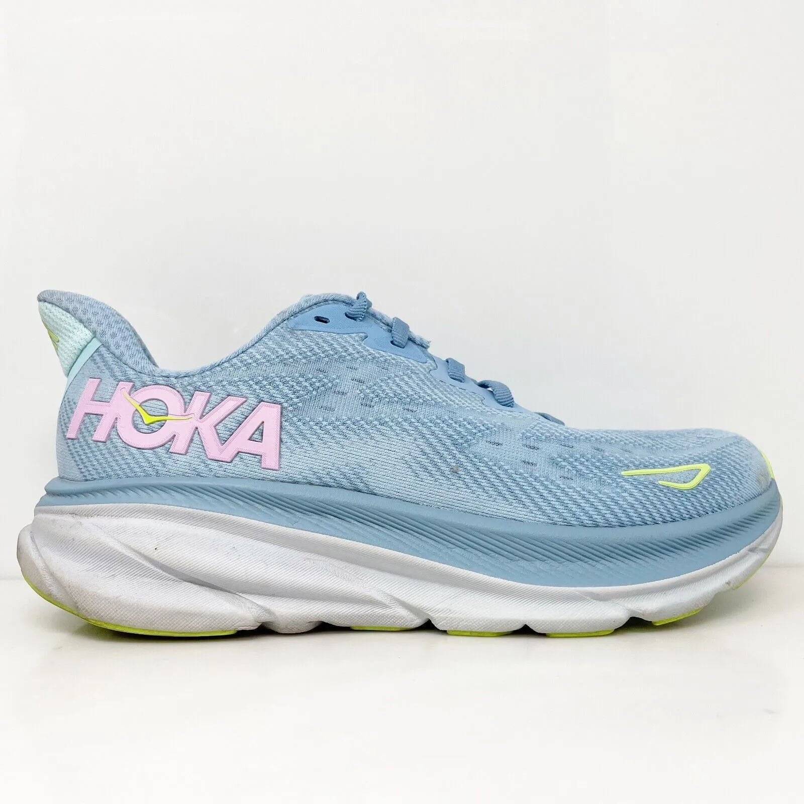 Hoka One One Womens Clifton 9 1132211 DNK Blue Running Shoes Sneakers Size 7 D
