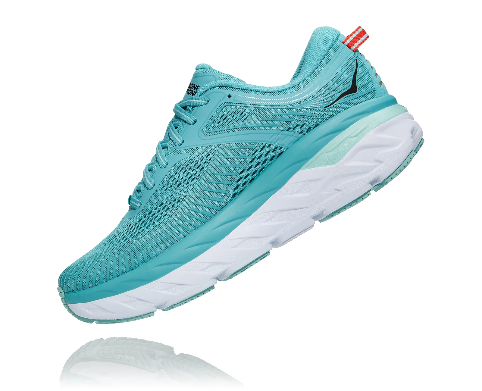 Hoka Womens Bondi 7 ***Wide Width***- Aquarelle/Eggshell Blue