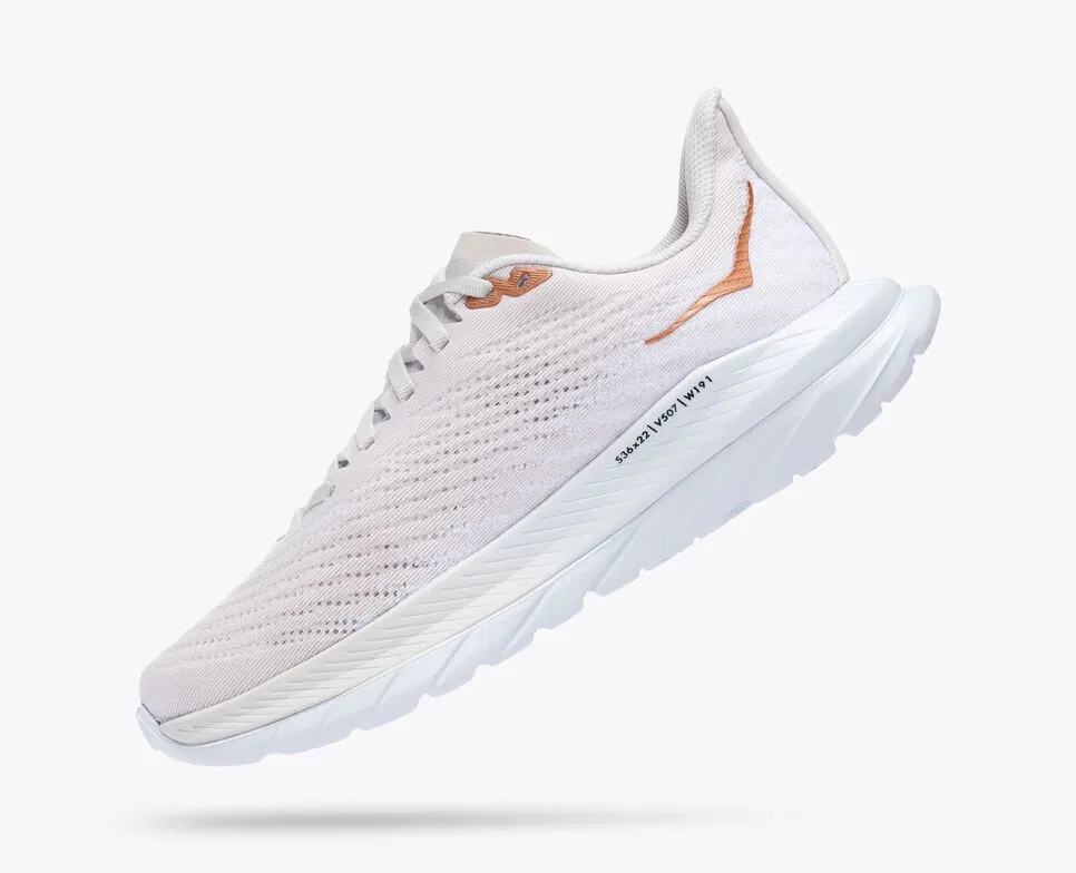 Hoka Women's Mach 5 White Copper