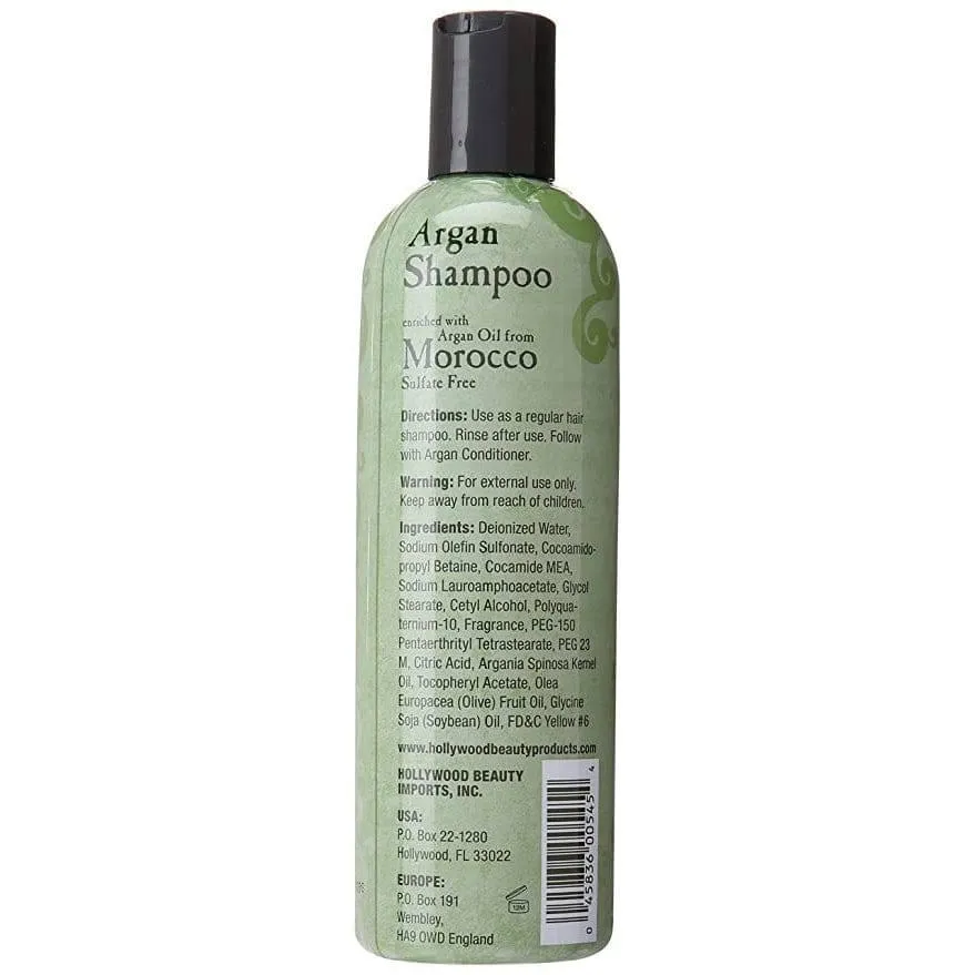 Hollywood Beauty Argan Shampoo 12oz
